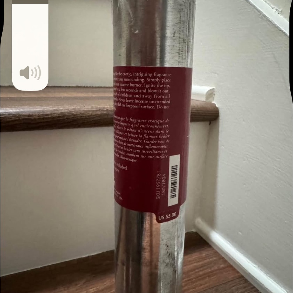 Brown incense burner with incense sticks - Picture 5 of 6